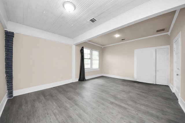 4409 Brady St, Houston, TX 77011 - unfurnished bedroom featuring crown molding and wood finished floors
