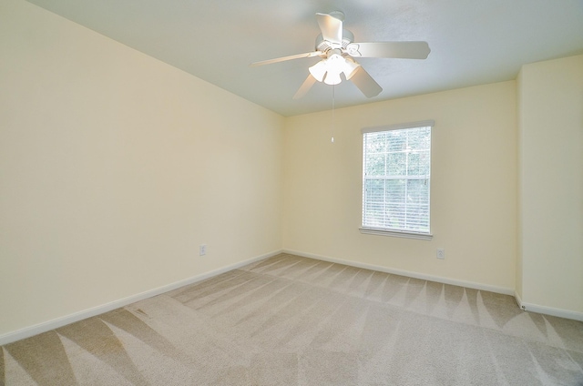 25314 Sandy Trace Ln, Katy, TX 77494 - spare room with light carpet and a ceiling fan