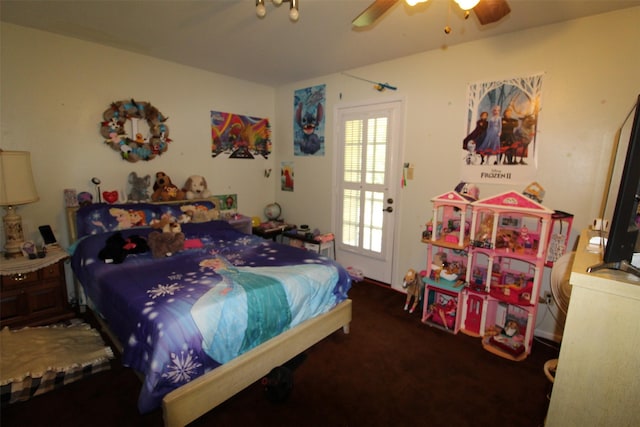 32226 Divot Dr, Waller, TX 77484 - bedroom with carpet and ceiling fan