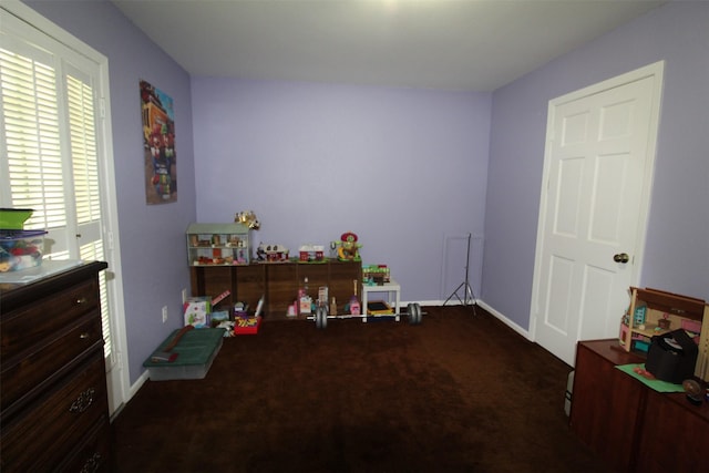 32226 Divot Dr, Waller, TX 77484 - game room featuring carpet and baseboards
