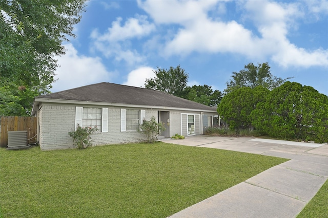 11703 Teaneck Dr, Houston, TX 77089 - single story home with central AC unit, brick siding, and a shingled roof