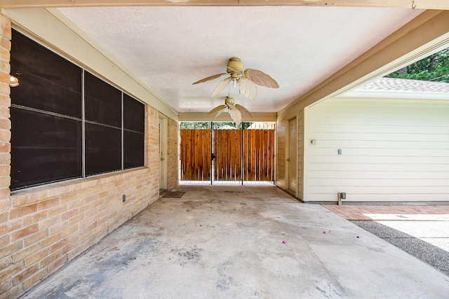 12903 Cluster Pine Dr, Cypress, TX 77429 - view of patio / terrace featuring ceiling fan