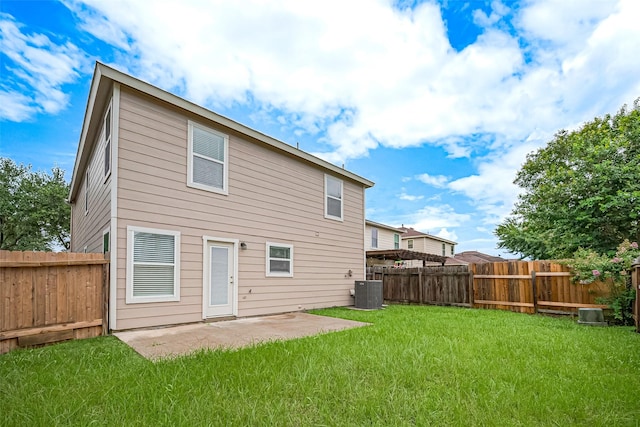 6723 Green Pear Ln, Houston, TX 77049 - rear view of house featuring a fenced backyard and a patio