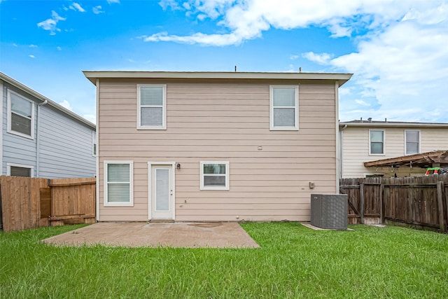 6723 Green Pear Ln, Houston, TX 77049 - back of house featuring a patio and a fenced backyard