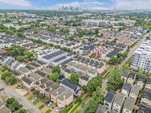 2408 Beall St, Houston, TX 77008 - aerial view of property's location featuring nearby urban area