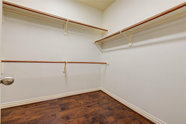 7115 Laguna Villas, Houston, TX 77036 - walk in closet with dark wood-type flooring