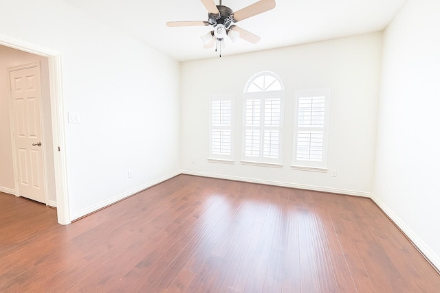 7115 Laguna Villas, Houston, TX 77036 - spare room with a ceiling fan and wood finished floors