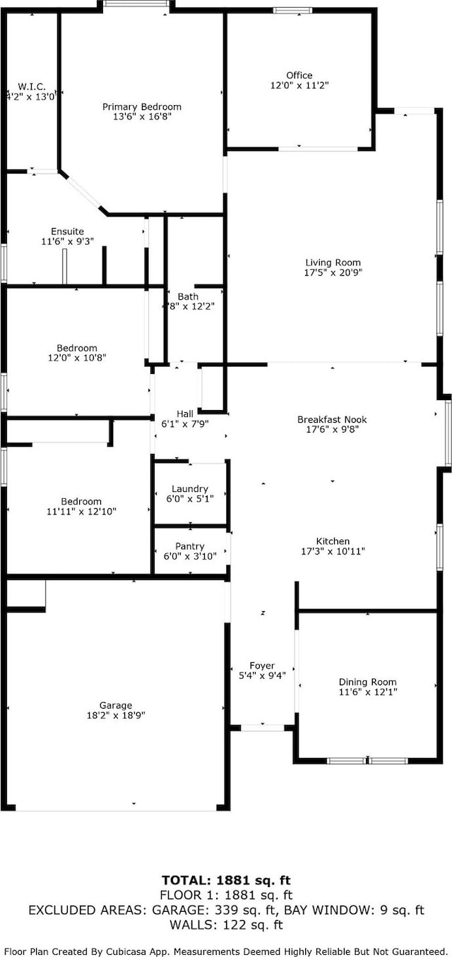 19110 Macallan Ln, Katy, TX 77449 - view of property floor plan
