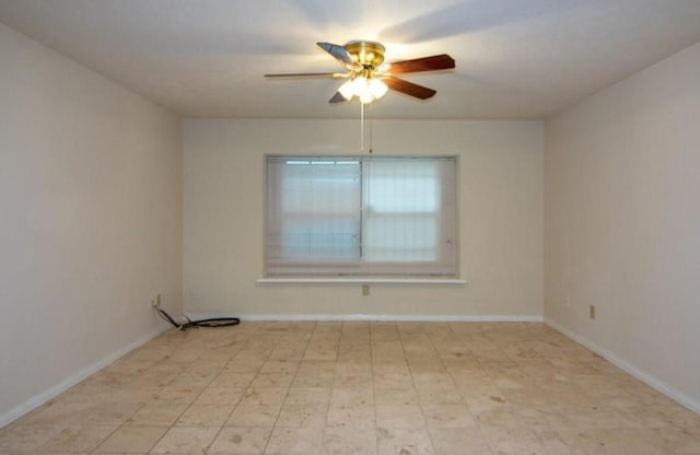 5523 Fair Forest Dr, Houston, TX 77088 - unfurnished room featuring ceiling fan and baseboards