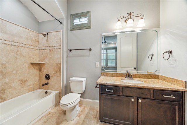 506 Knox St Unit A, Houston, TX 77007 - full bath featuring vanity, bathtub / shower combination, and tile patterned flooring