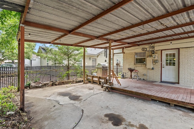 1906 Pasadena St, Houston, TX 77023 - view of patio featuring a deck