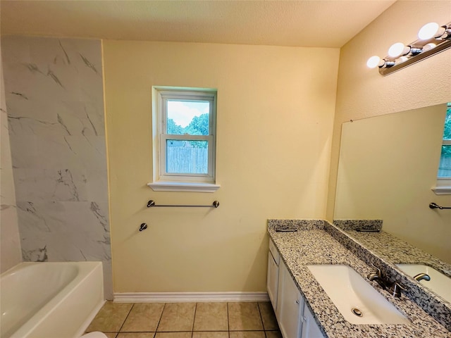 15474 Peermont St, Houston, TX 77062 - bathroom featuring vanity and tile patterned flooring