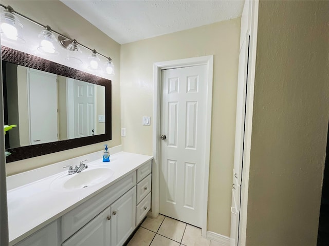 6404 Quail Meadow Dr, Houston, TX 77035 - bathroom featuring tile patterned floors and vanity