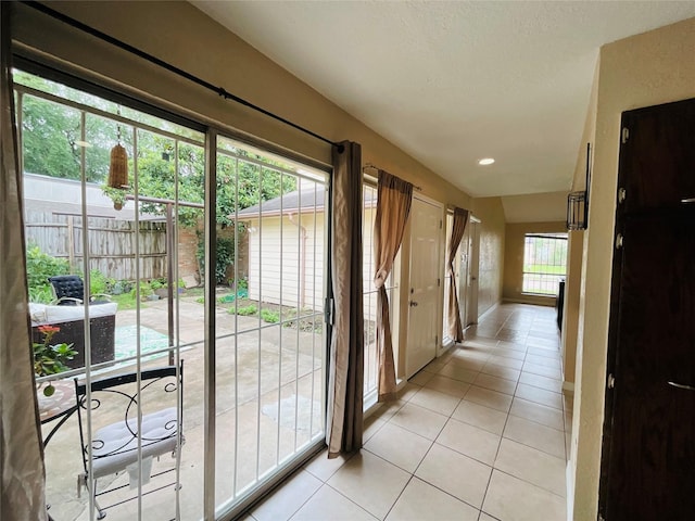 6404 Quail Meadow Dr, Houston, TX 77035 - doorway with light tile patterned flooring