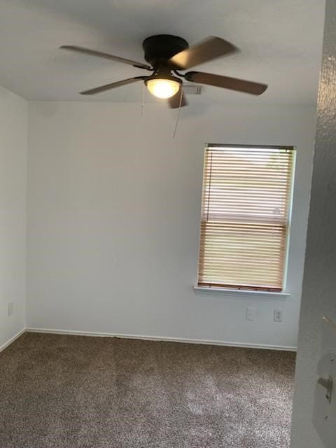 9530 Alex Springs Ln, Houston, TX 77044 - carpeted spare room featuring a ceiling fan and baseboards