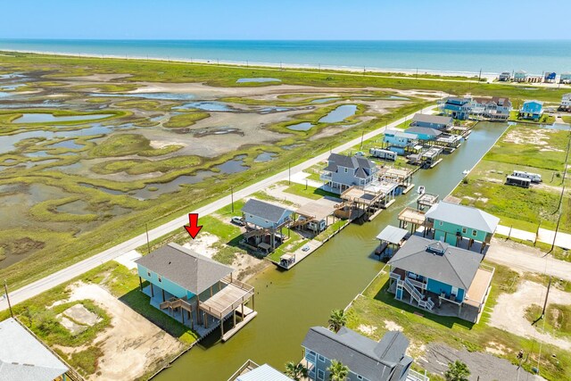 591 Pompano Dr, Freeport, TX 77541 - aerial view of a nearby body of water