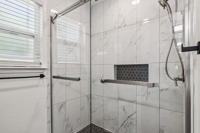 7927 Litchfield Ln, Spring, TX 77379 - full bathroom featuring a shower stall