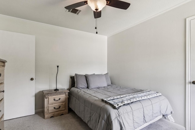 7927 Litchfield Ln, Spring, TX 77379 - carpeted bedroom featuring ceiling fan
