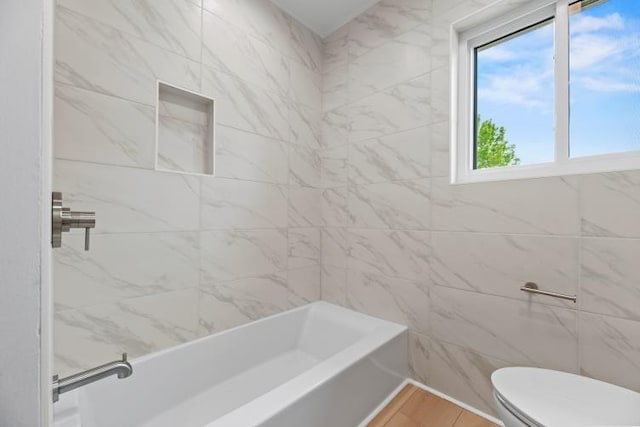 4406 Merwin St, Houston, TX 77027 - full bath with toilet and bathing tub / shower combination