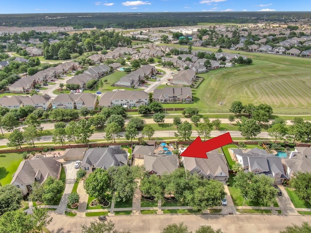 1415 Kennoway Park Dr, Spring, TX 77379 - aerial perspective of suburban area