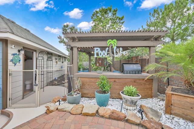 1415 Kennoway Park Dr, Spring, TX 77379 - view of patio / terrace