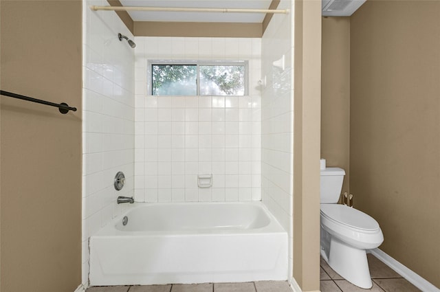 13322 Castlecombe Dr, Houston, TX 77044 - bathroom with tile patterned floors and bathtub / shower combination