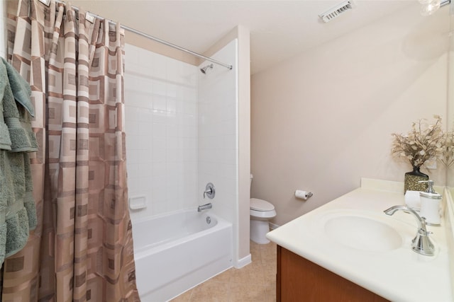 12714 Madera Canyon Ln, Tomball, TX 77377 - bathroom with shower / bath combo with shower curtain, vanity, and tile patterned flooring