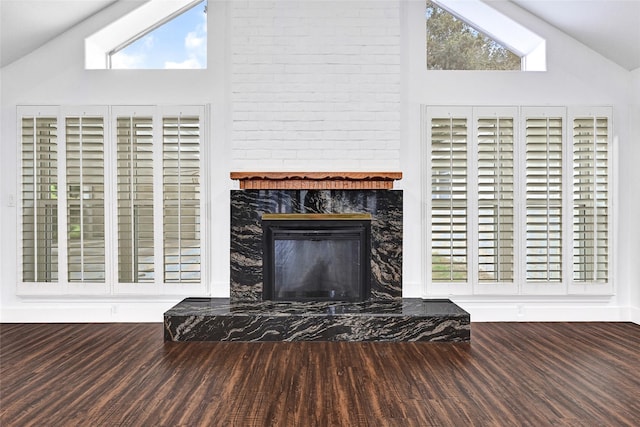 15702 Congo Ln, Jersey Village, TX 77040 - detailed view of wood finished floors and a premium fireplace