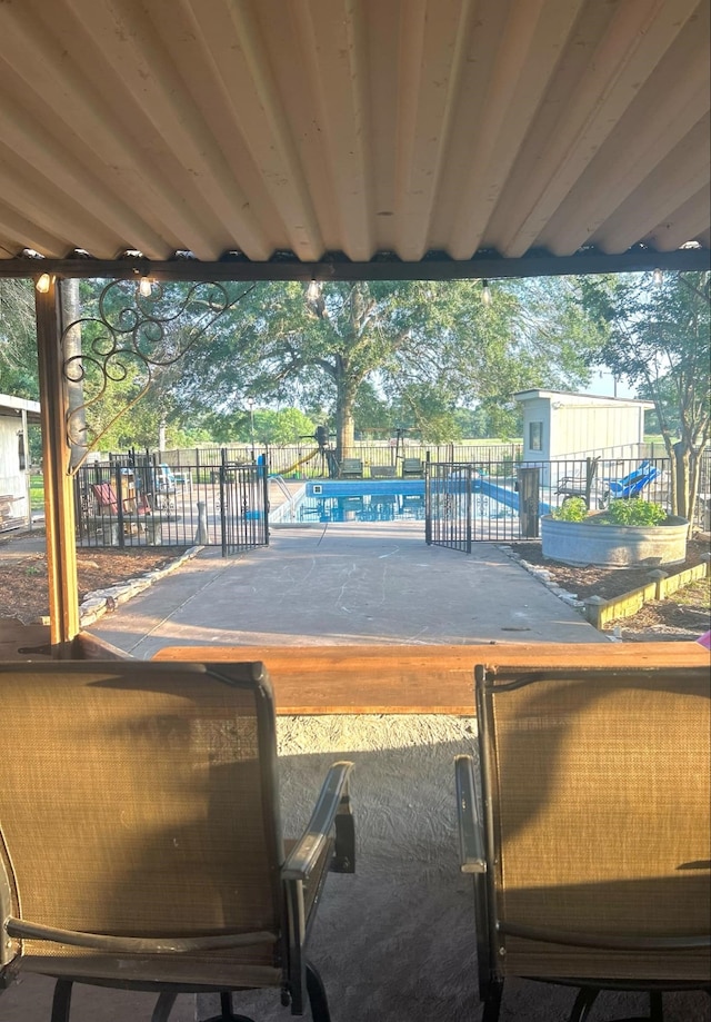40670 Jozwiak Ln, Hempstead, TX 77445 - fenced backyard featuring a community pool