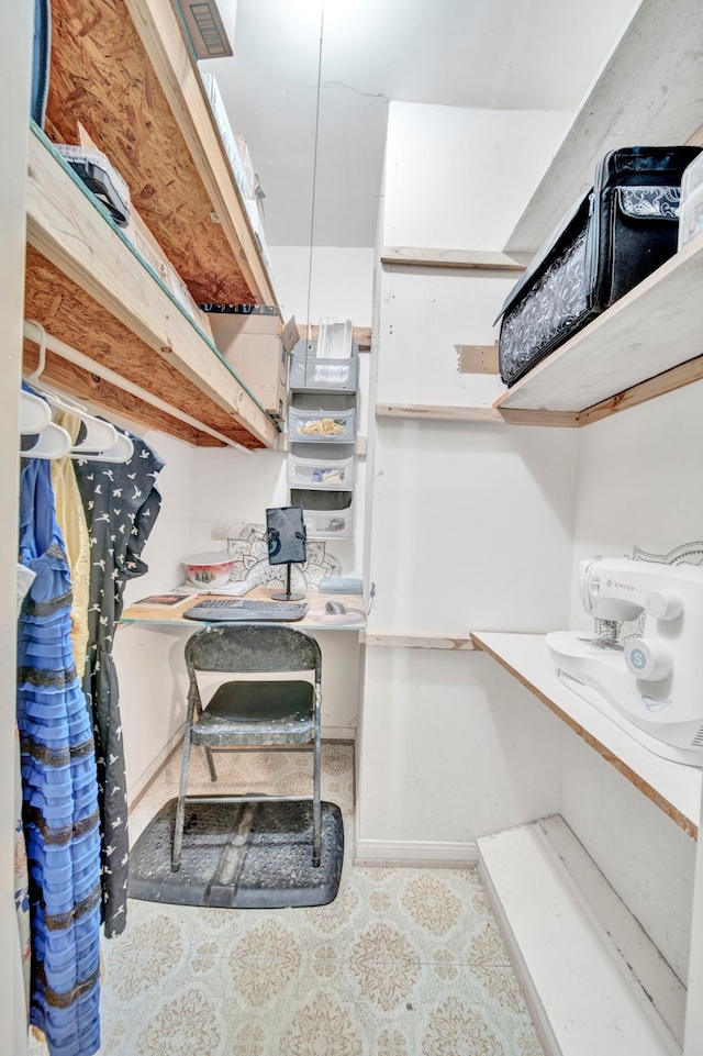 40670 Jozwiak Ln, Hempstead, TX 77445 - walk in closet featuring tile patterned floors