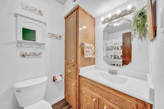 40670 Jozwiak Ln, Hempstead, TX 77445 - bathroom featuring vanity and wood finished floors