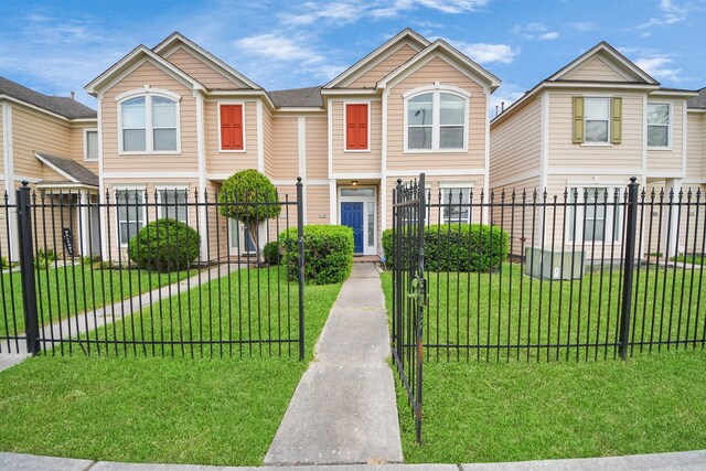 8030 Grow Ln, Houston, TX 77040 - view of property featuring a fenced front yard