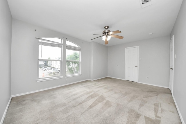 8030 Grow Ln, Houston, TX 77040 - carpeted spare room with a ceiling fan and baseboards