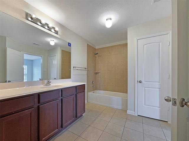 8839 Hazel Rose Sky Dr, Humble, TX 77338 - full bathroom featuring tile patterned floors, vanity, and shower / tub combination