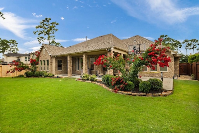 13839 Oak Fair Bnd, Cypress, TX 77429 - back of property featuring brick siding