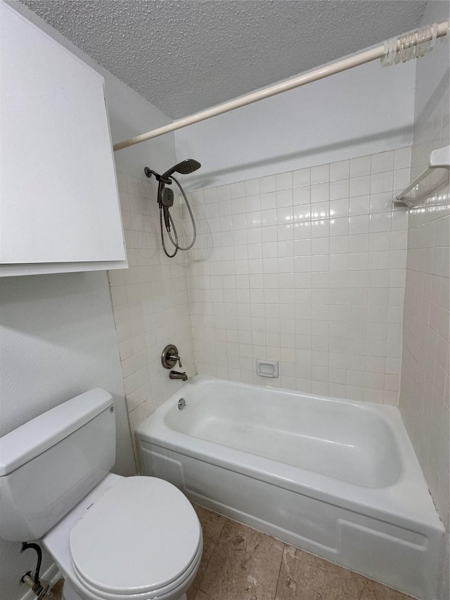 260 El Dorado Blvd Unit 2608, Houston, TX 77598 - full bath with shower / tub combination, a textured ceiling, and tile patterned floors