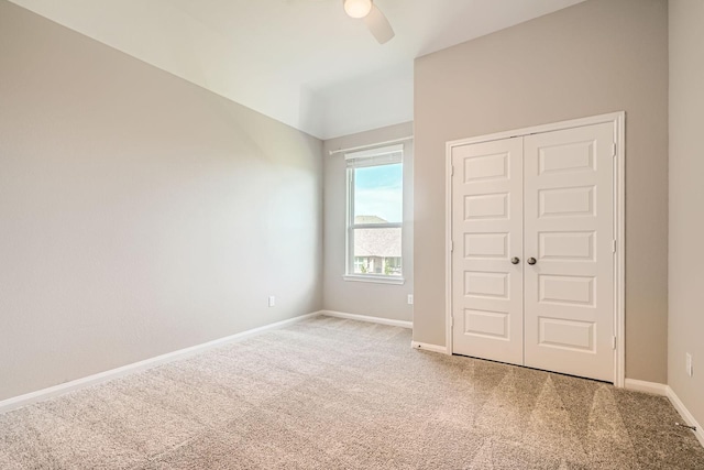 2008 Bristol Cliff Ln, Pearland, TX 77089 - unfurnished bedroom featuring carpet flooring, a closet, and ceiling fan