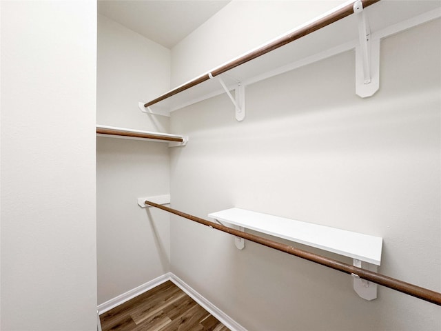 3106 Alexandros Ct, Pearland, TX 77584 - spacious closet with dark wood-style flooring