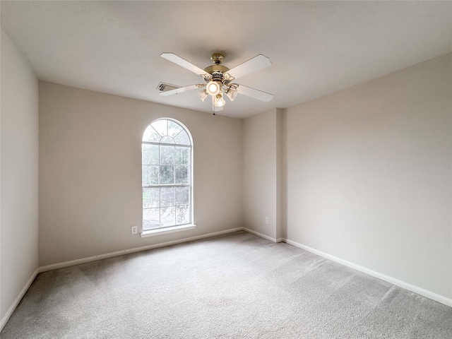 3106 Alexandros Ct, Pearland, TX 77584 - unfurnished room with light colored carpet and ceiling fan