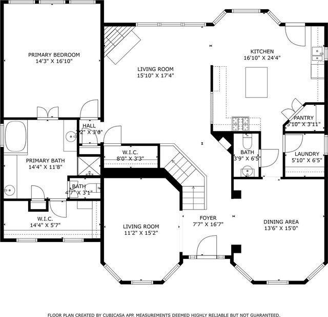 2537 La Rochelle Ct, Seabrook, TX 77586 - view of floor plan / room layout