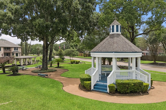 2537 La Rochelle Ct, Seabrook, TX 77586 - view of property's community featuring a gazebo and a yard