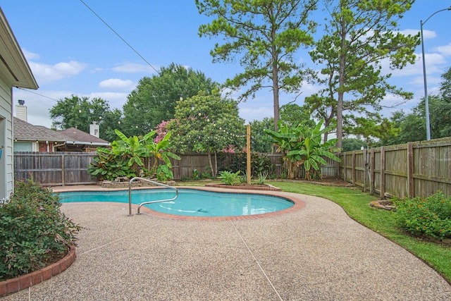 8806 Aberdeen Oaks Dr, Houston, TX 77095 - view of pool featuring a fenced backyard and a patio area