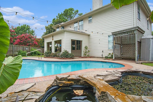 8806 Aberdeen Oaks Dr, Houston, TX 77095 - view of swimming pool