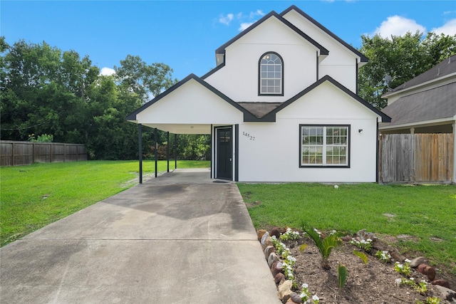 14527 Polo St, Houston, TX 77085 - view of front of home featuring stucco siding and concrete driveway