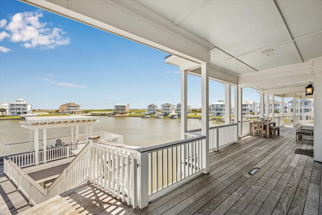4107 Bluewing Teal Ct, Galveston, TX 77554 - dock with a water view