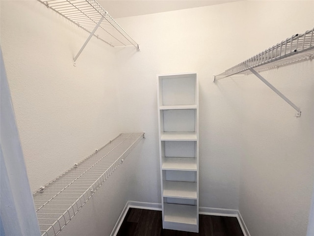 2824 S Bartell Dr, Houston, TX 77054 - spacious closet with dark wood-style flooring