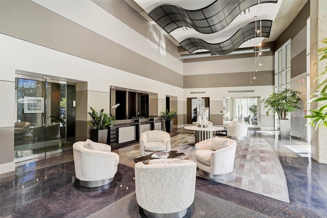 1901 Post Oak Blvd Unit 609, Houston, TX 77056 - lobby with a high ceiling