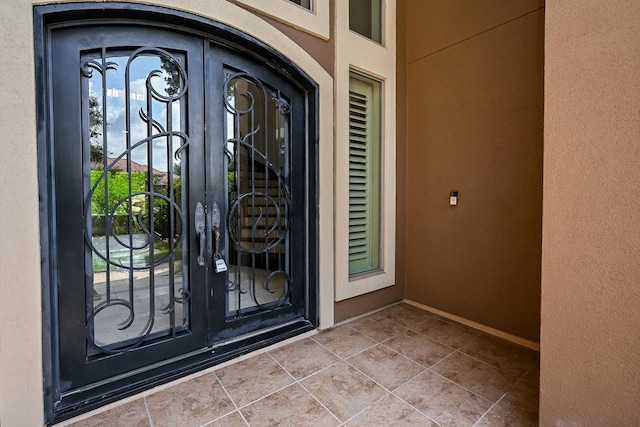 42 Lake Sterling Gate Dr, Spring, TX 77379 - entrance to property featuring french doors and stucco siding