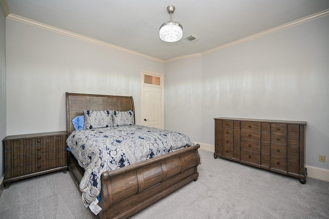 42 Lake Sterling Gate Dr, Spring, TX 77379 - carpeted bedroom with crown molding and baseboards