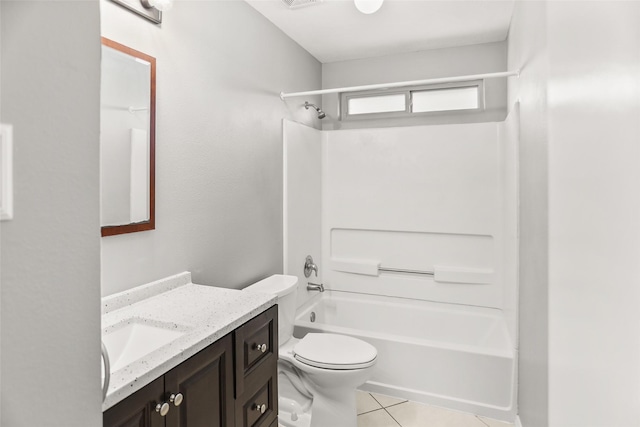 3445 Van Ness Dr, Alvin, TX 77511 - full bath with vanity,  shower combination, and tile patterned floors